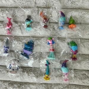 Colorful Trolls Figurine Set